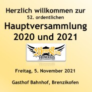 52. Hauptversammlung 2020 und 2021, 5. November 2021
