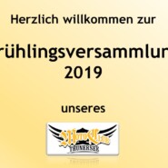 Frühlingsversammlung   5. April 2019