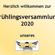 Frühlingsversammlung, 3. April 2020
